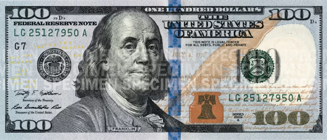 New 100 USD Note