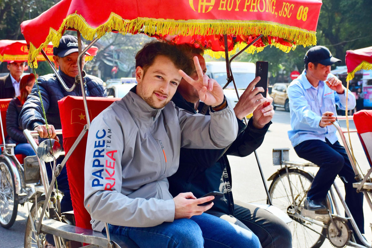 Tourist in Hanoi