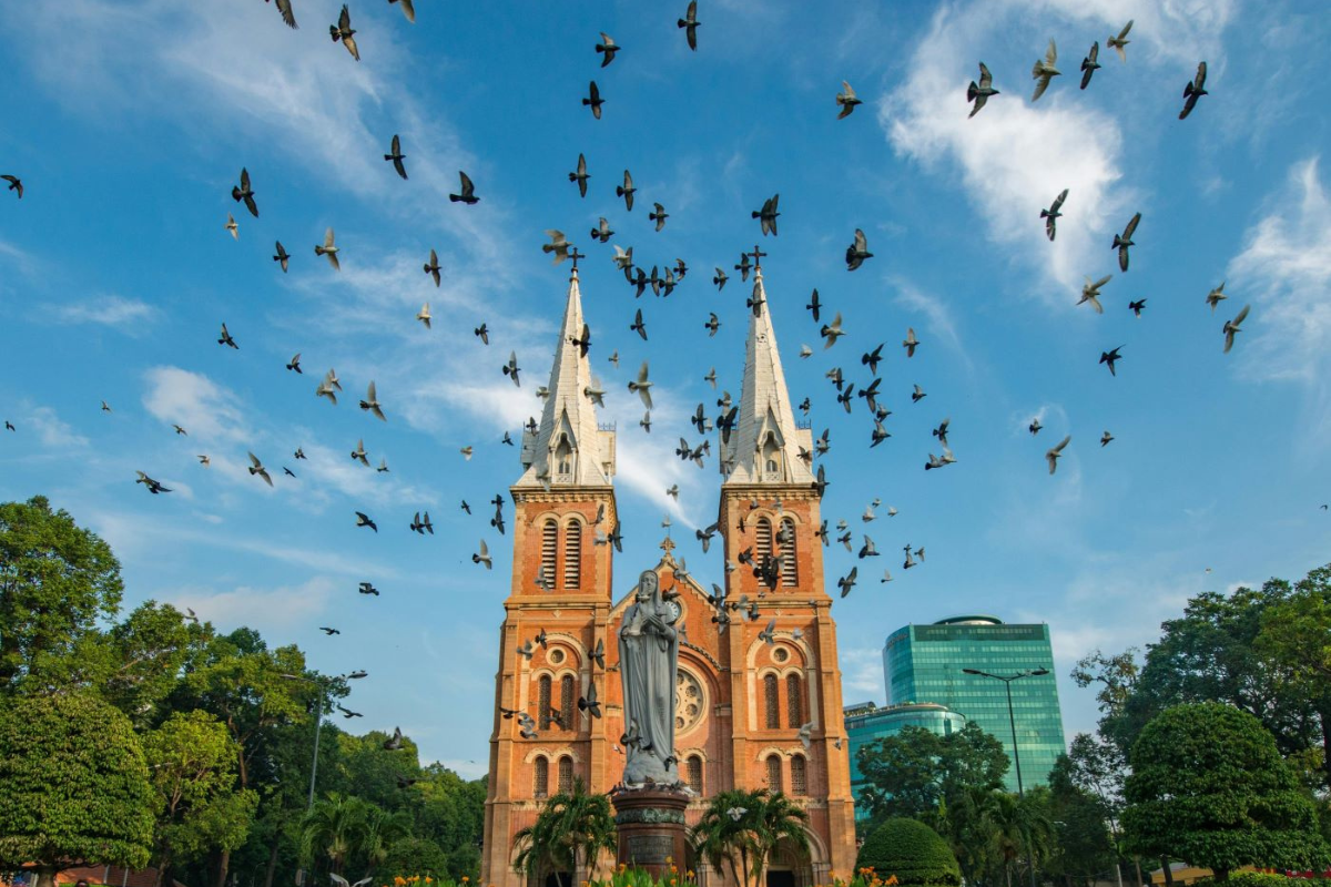 Notre dame cathedral Saigon