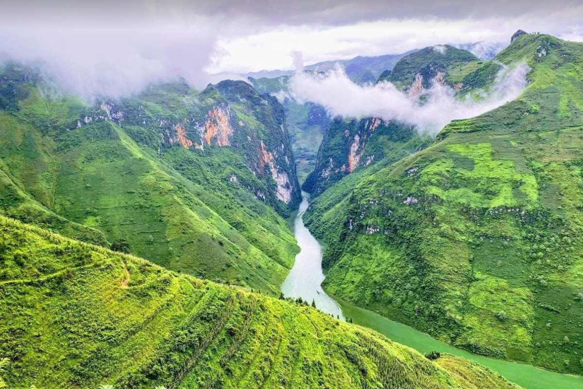 Northen Mountain Vietnam in Agust