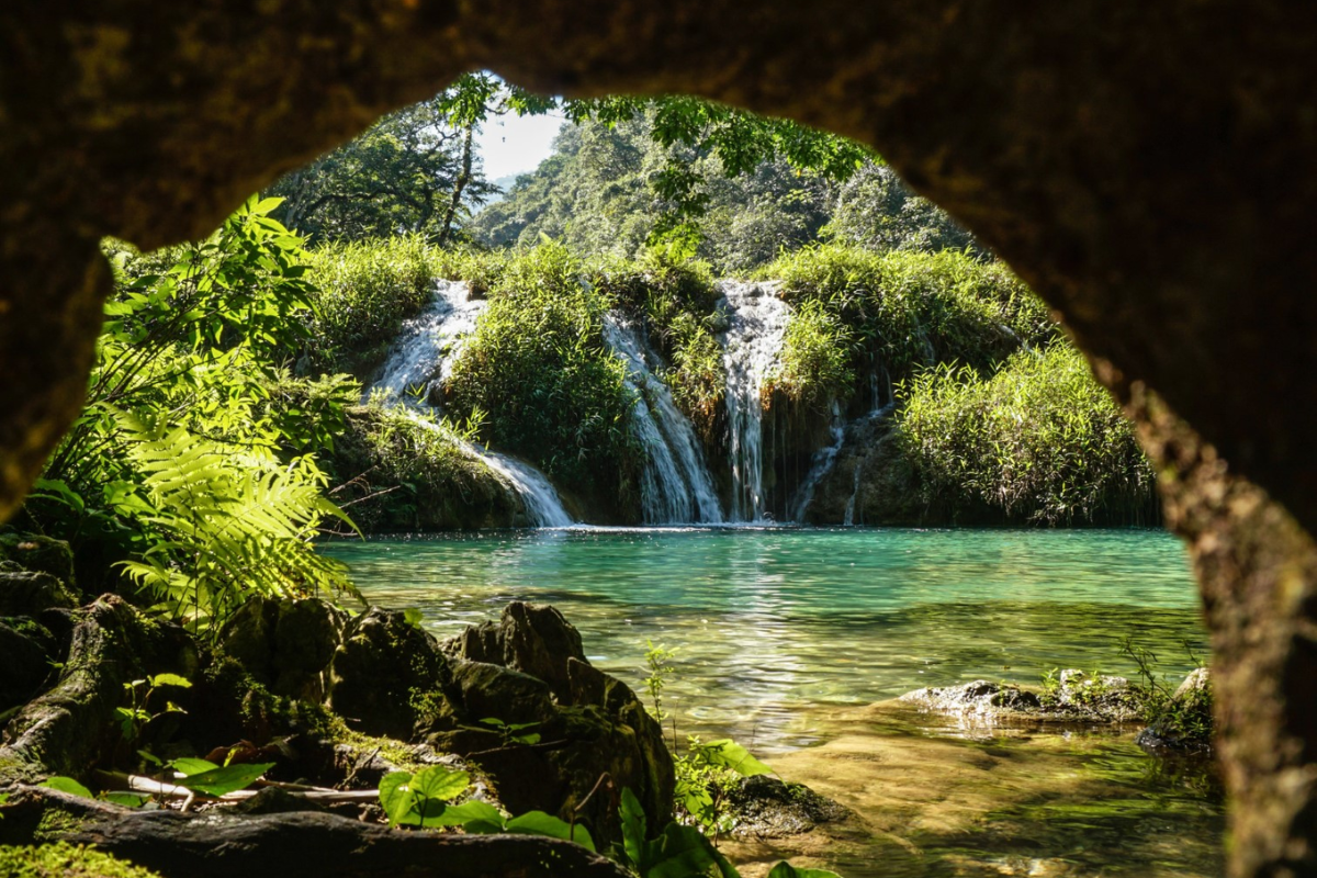 Cham Pey Waterfall - World Mate Travel