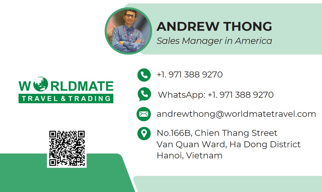 Business Card for Andrew Thong