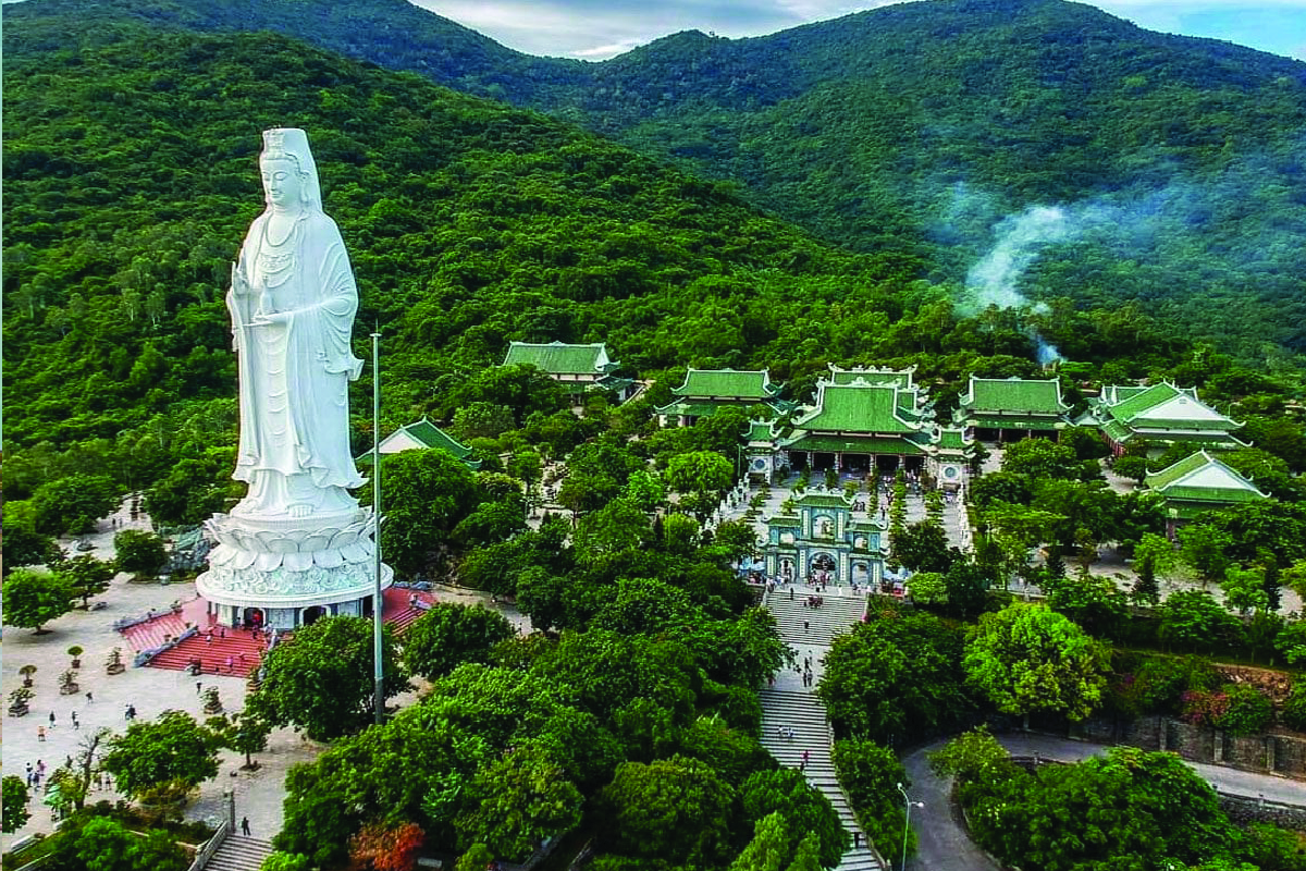 Da Nang Delights 2024: Top 10 Things to See, Do, and Experience - Visiting the Linh Ung Pagoda and the Giant Buddha statue on Son Tra Mountain