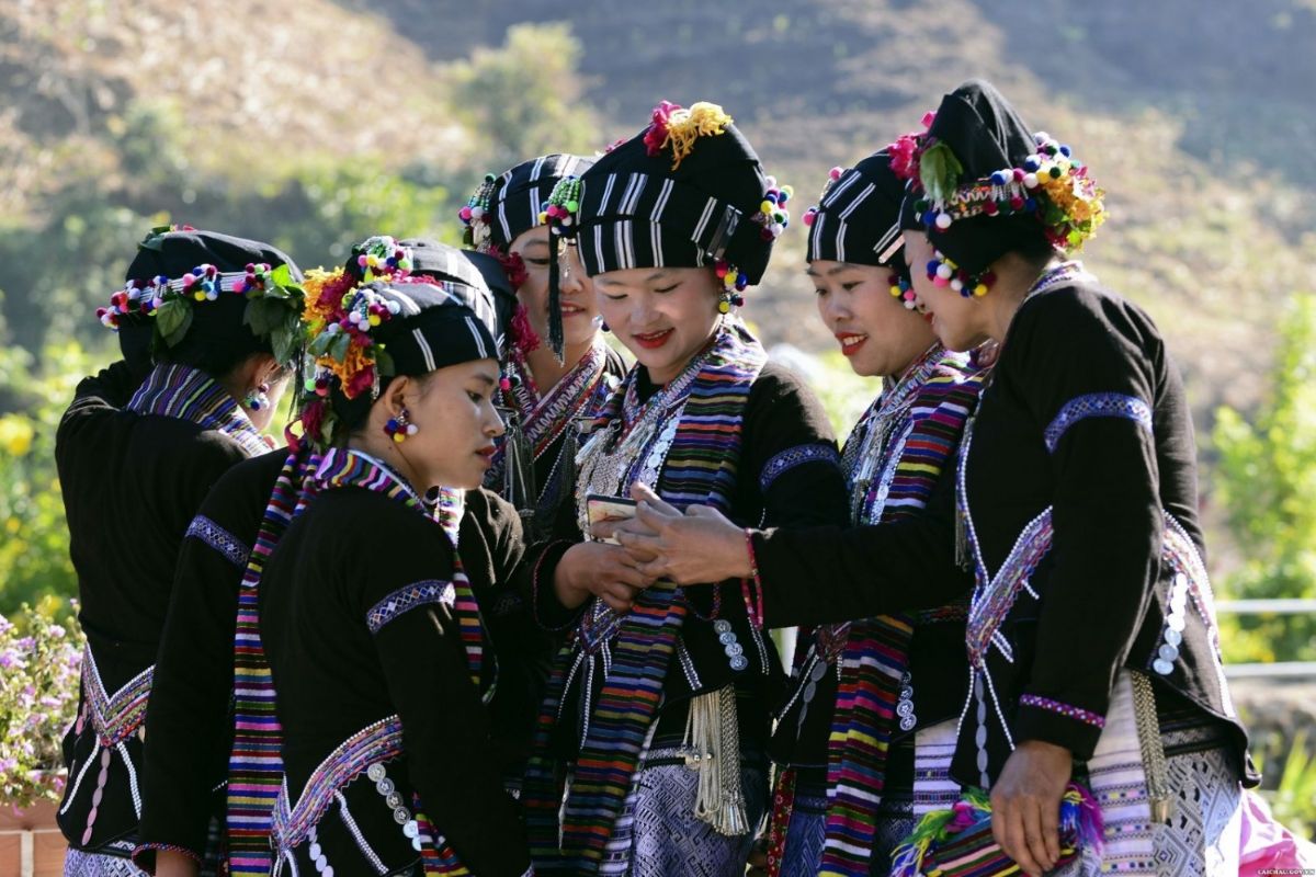 Lu Ethnic minority group Lai Chau Vietnam 