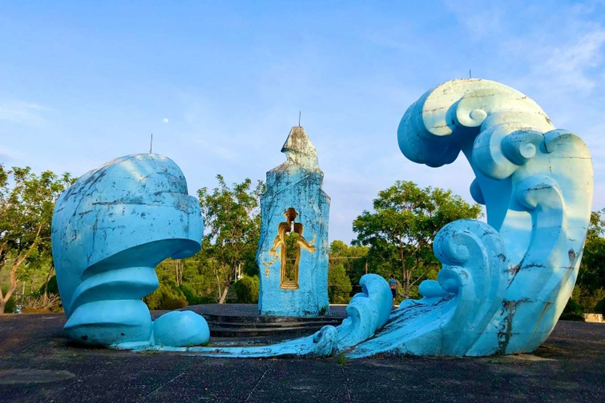 Monument at Phu Quoc Prison