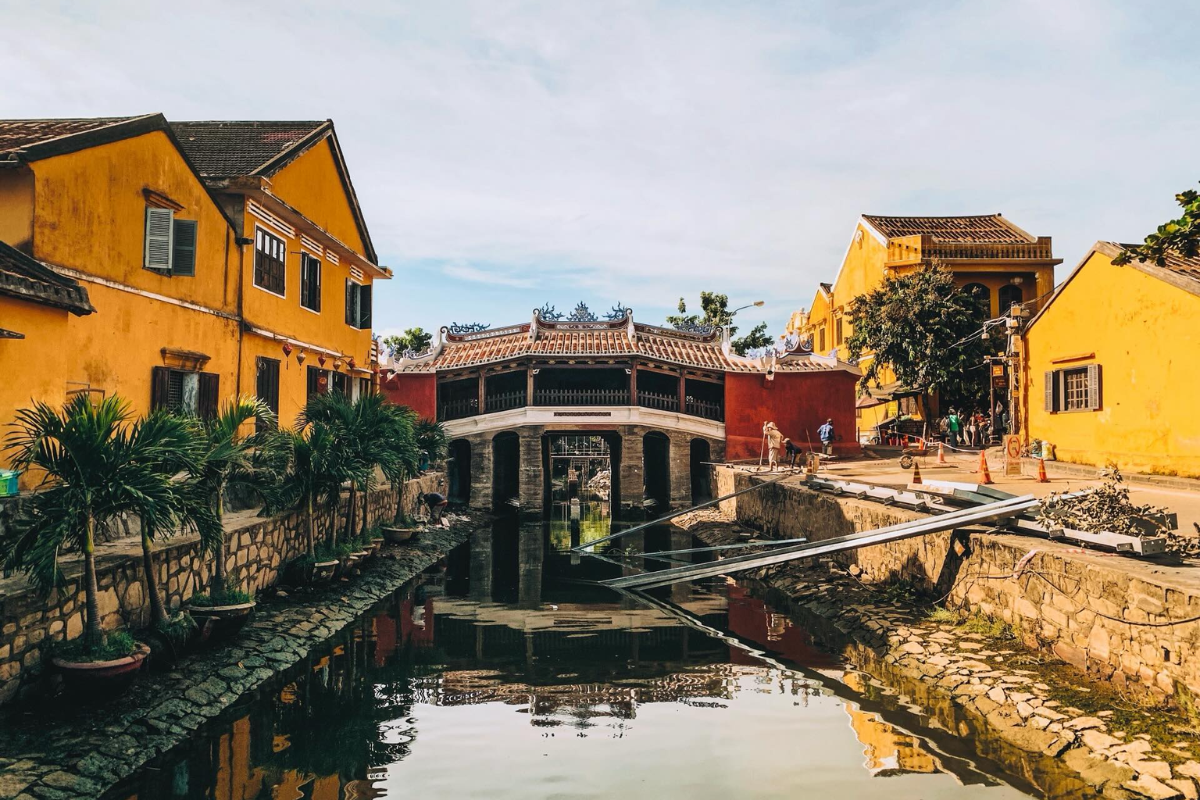 Japanese Covered Bridge in Hoi An, an iconic symbol of the ancient trading port.