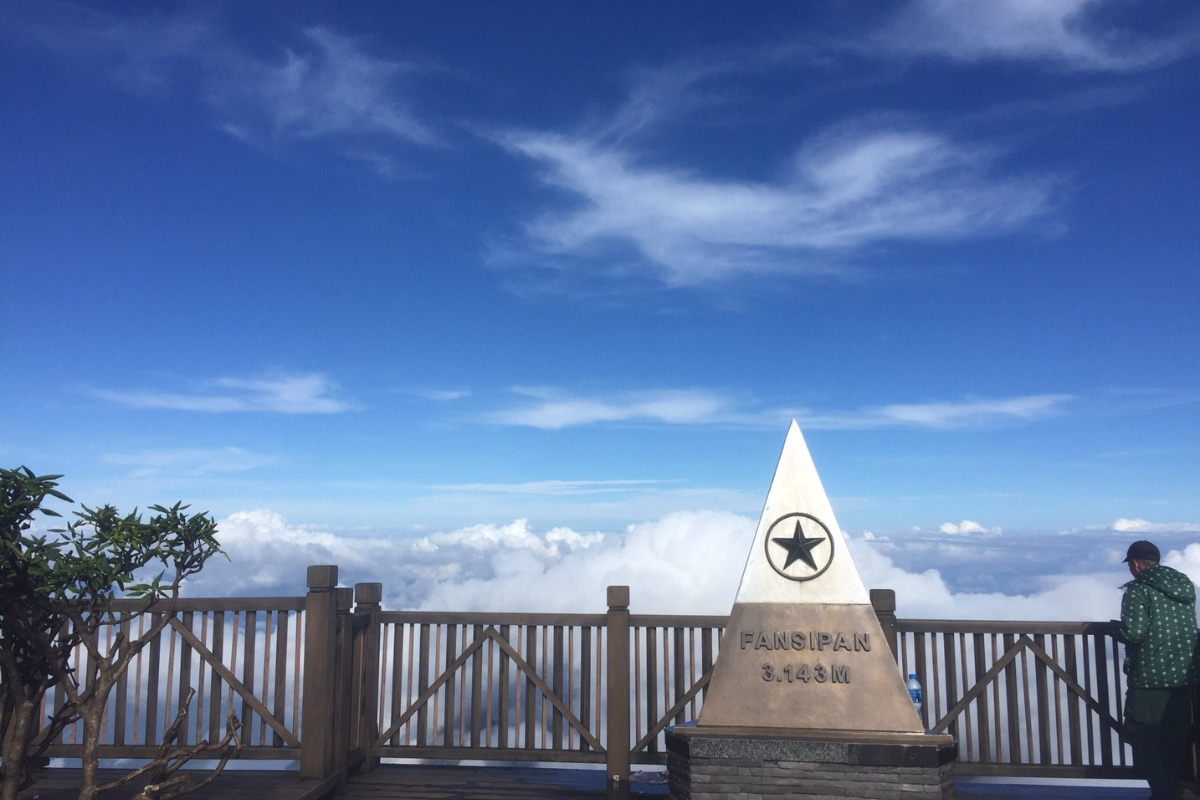 View from Fansipan Mountain in Sapa