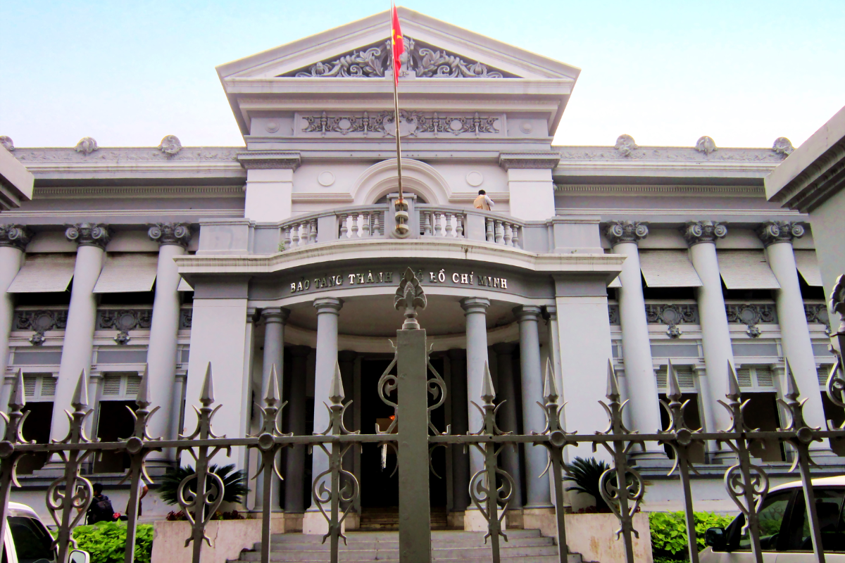 Colonial-style building of Ho Chi Minh Museum