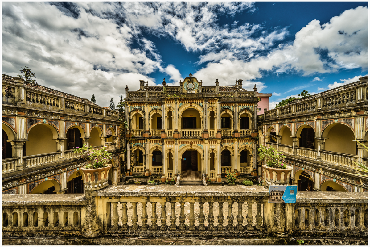 Historic Hoang A Tuong Palace nestled in Bac Ha's green hills