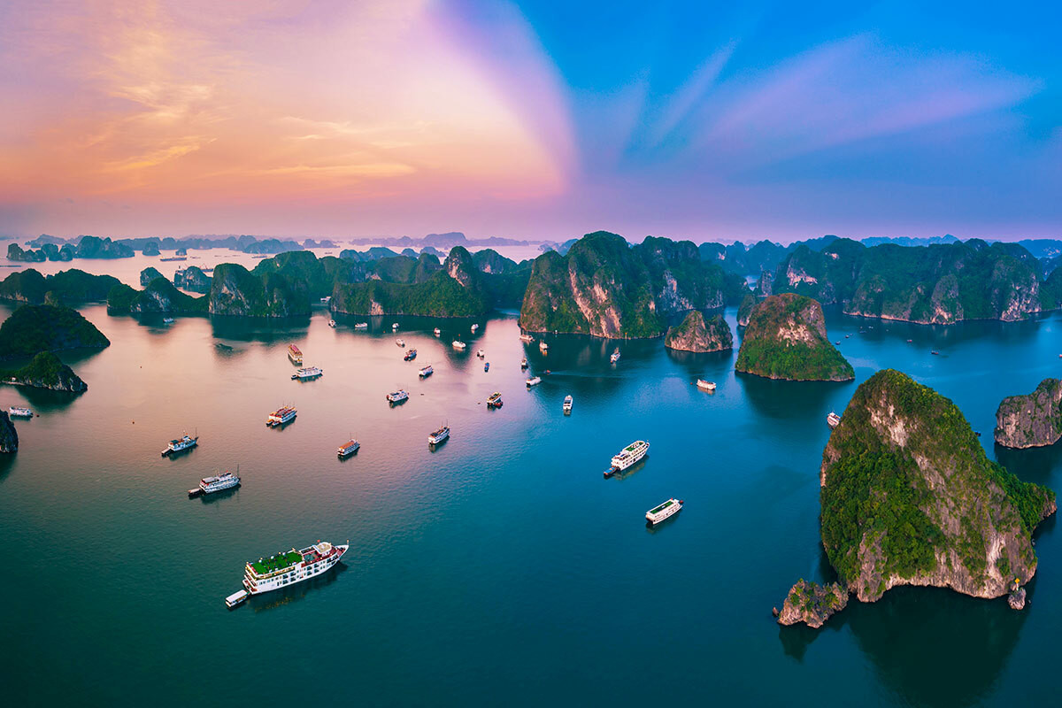 Ha Long Bay world heritage sites in vietnam