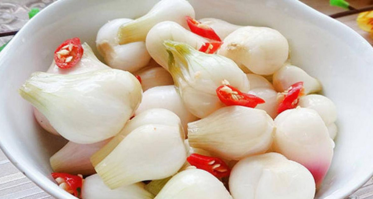 Pickled Onions in Tet Holiday in Vietnam 