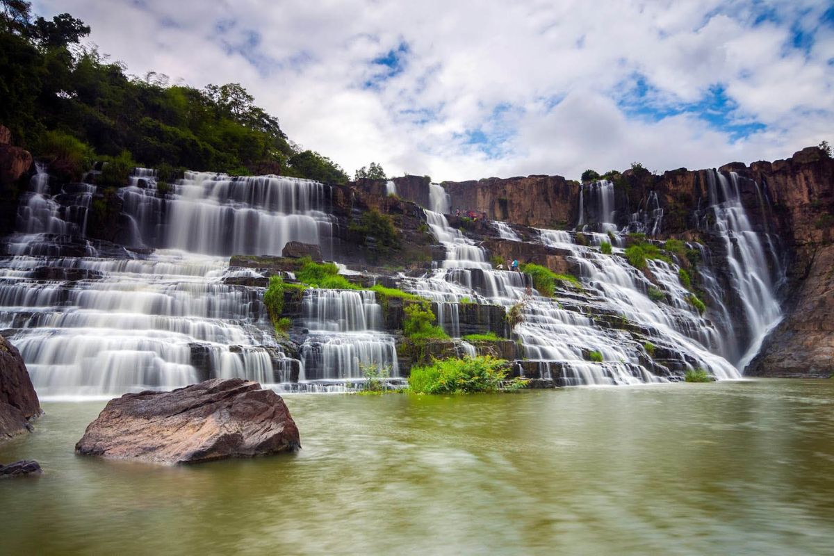 Camping near Pongour Falls