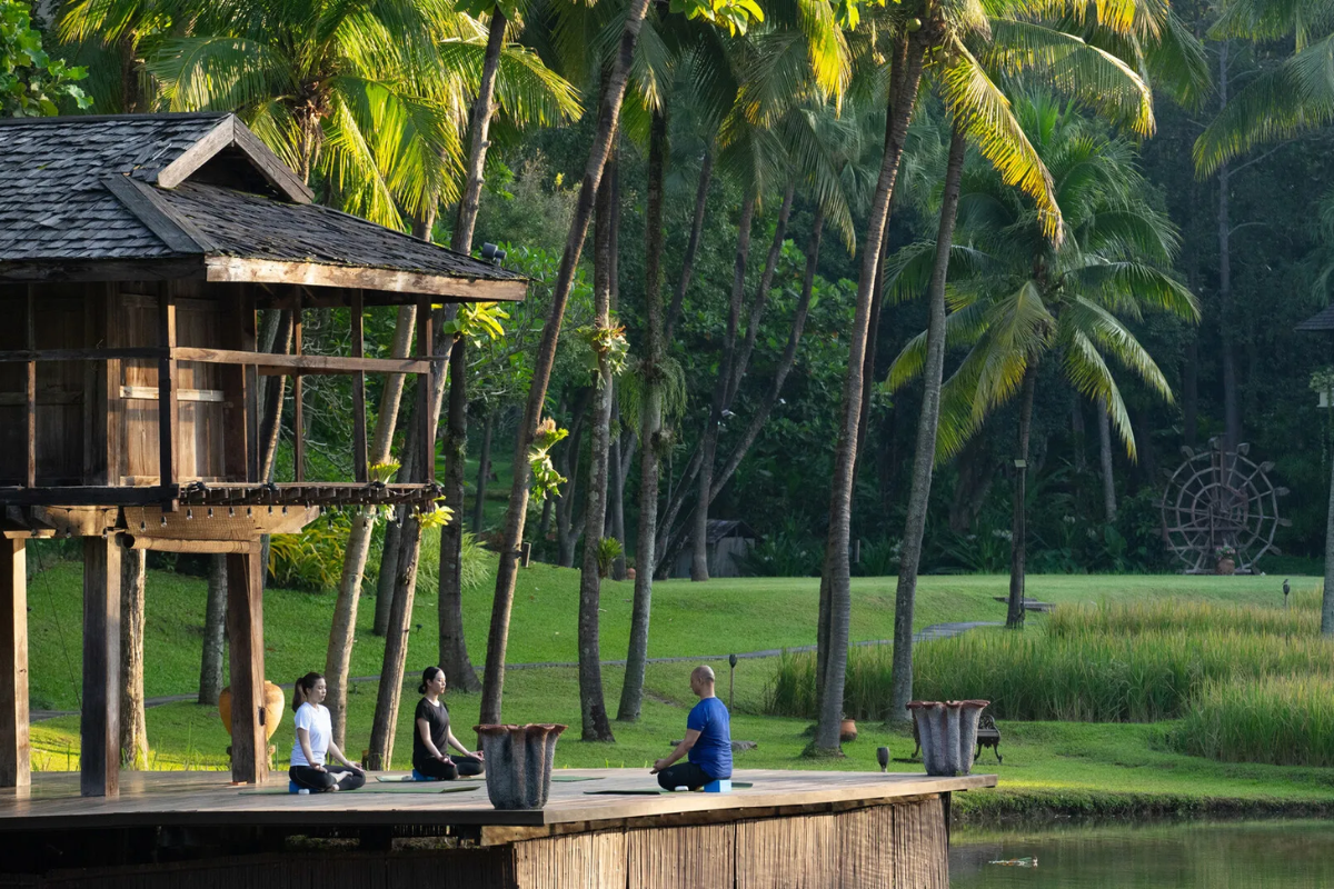 Chiang Mai's lush scenery in June during the rainy season