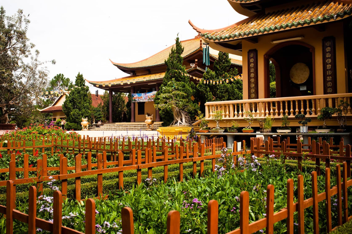 Garden at Truc Lam Zen Monastery